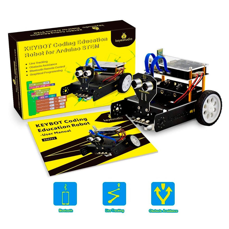 Carregar imagem para visualizador de galeria, Robô 2WD Keybot Car Keyestudio
