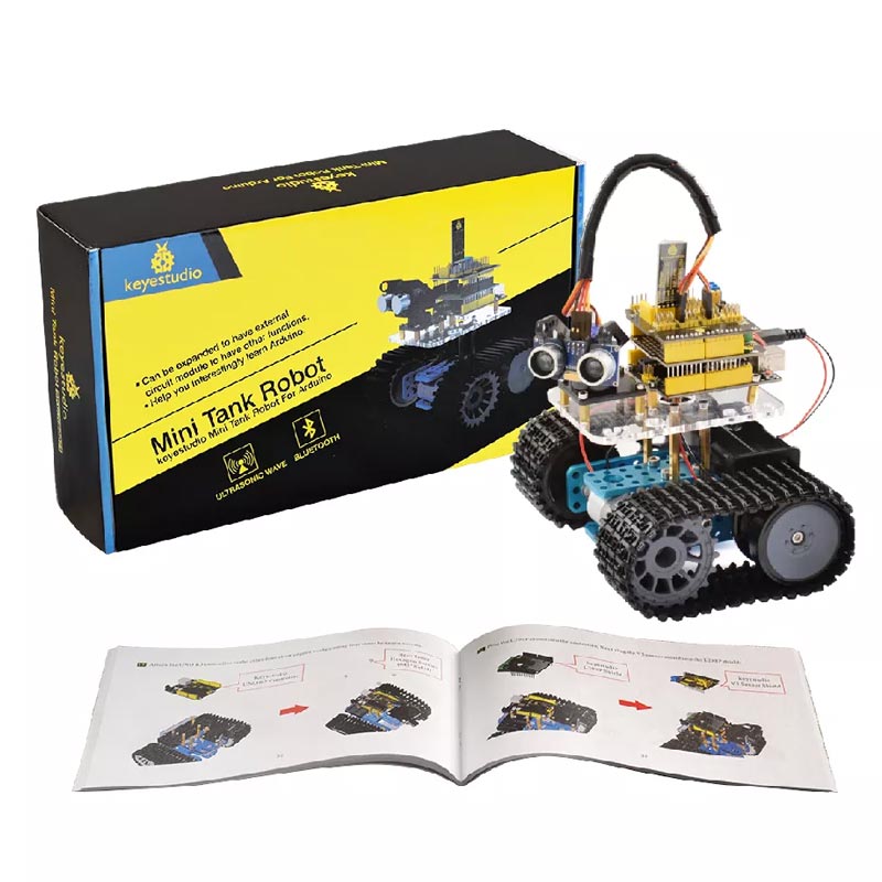 Load image into Gallery viewer, MINI TANK Keyestudio Robot