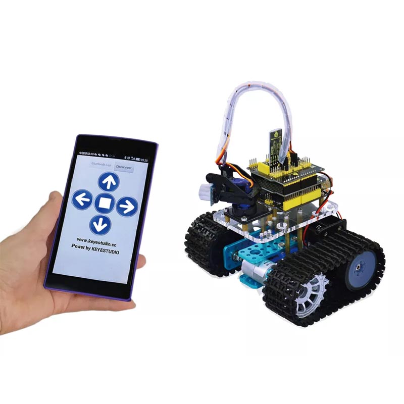 Load image into Gallery viewer, MINI TANK Keyestudio Robot