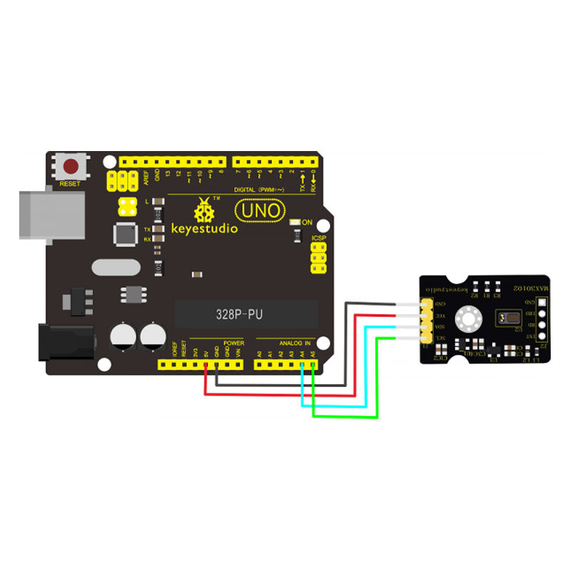Carregar imagem para visualizador de galeria, Sensor de frequência cardíaca MAX30102 Keyestudio