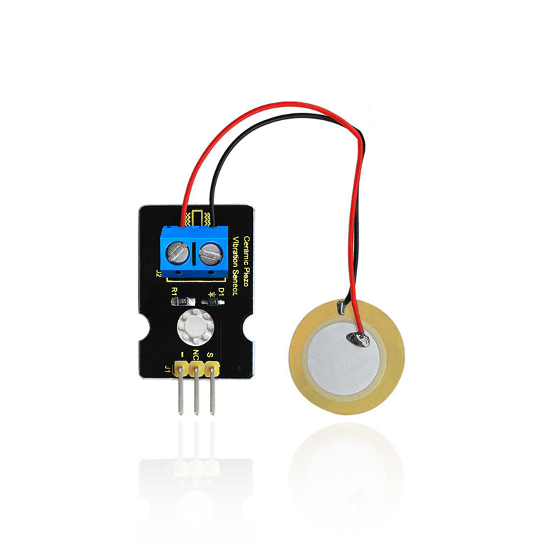 Carregar imagem para visualizador de galeria, Sensor de vibração piezoelétrico cerâmico Keyestudio