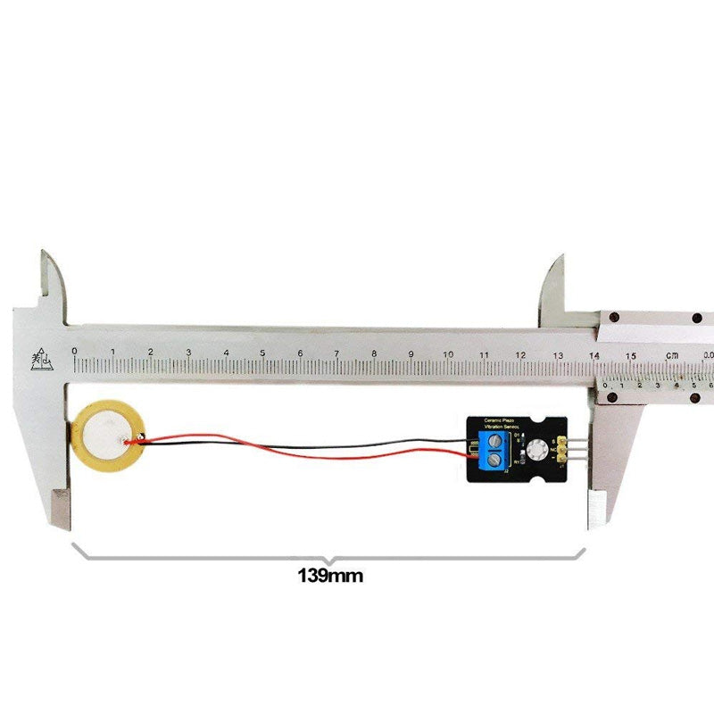 Carregar imagem para visualizador de galeria, Sensor de vibração piezoelétrico cerâmico Keyestudio
