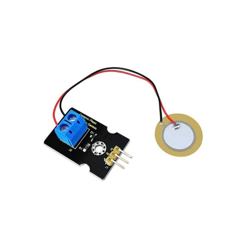 Carregar imagem para visualizador de galeria, Sensor de vibração piezoelétrico cerâmico Keyestudio