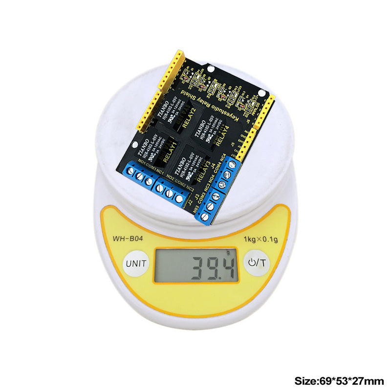 Load image into Gallery viewer, 4-channel relay shield for Arduino Keyestudio