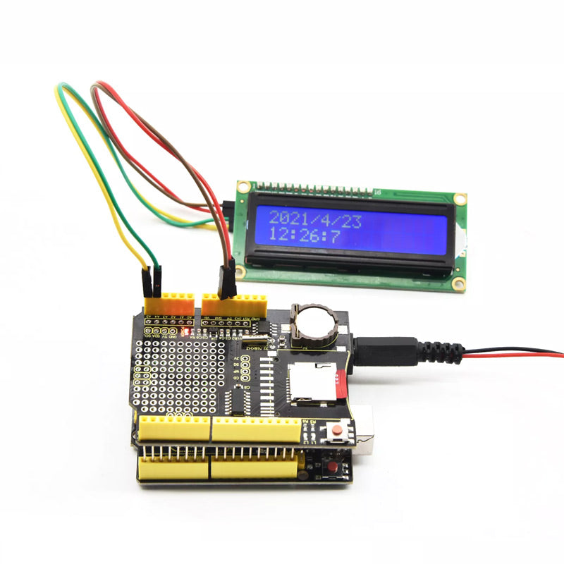Load image into Gallery viewer, Shield with expansion board + TF card for Keyestudio data recording