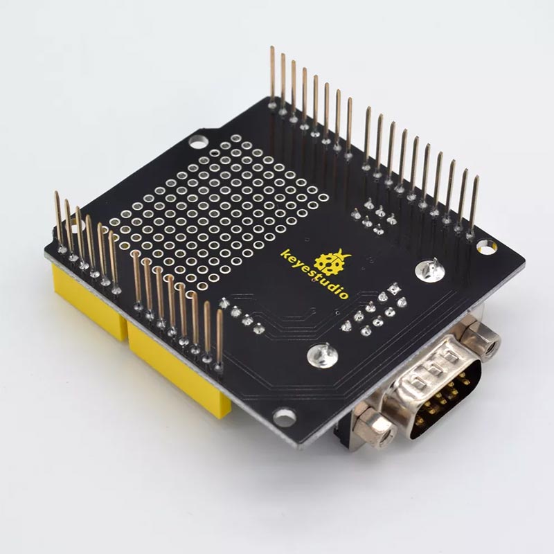 Carregar imagem para visualizador de galeria, Shield com RS232 para conversão TTL compatível com Arduino Keyestudio
