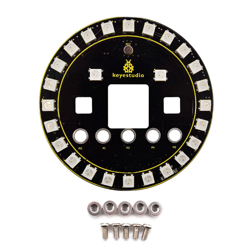 Load image into Gallery viewer, RGB 6812 Light Shield for Micro:bit Keyestudio Board