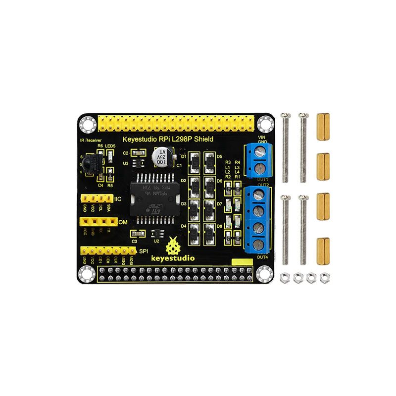 Load image into Gallery viewer, Shield motor Drive RPI L298P Keyestudio