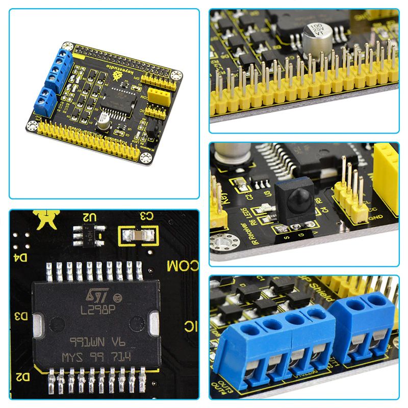 Load image into Gallery viewer, Shield motor Drive RPI L298P Keyestudio