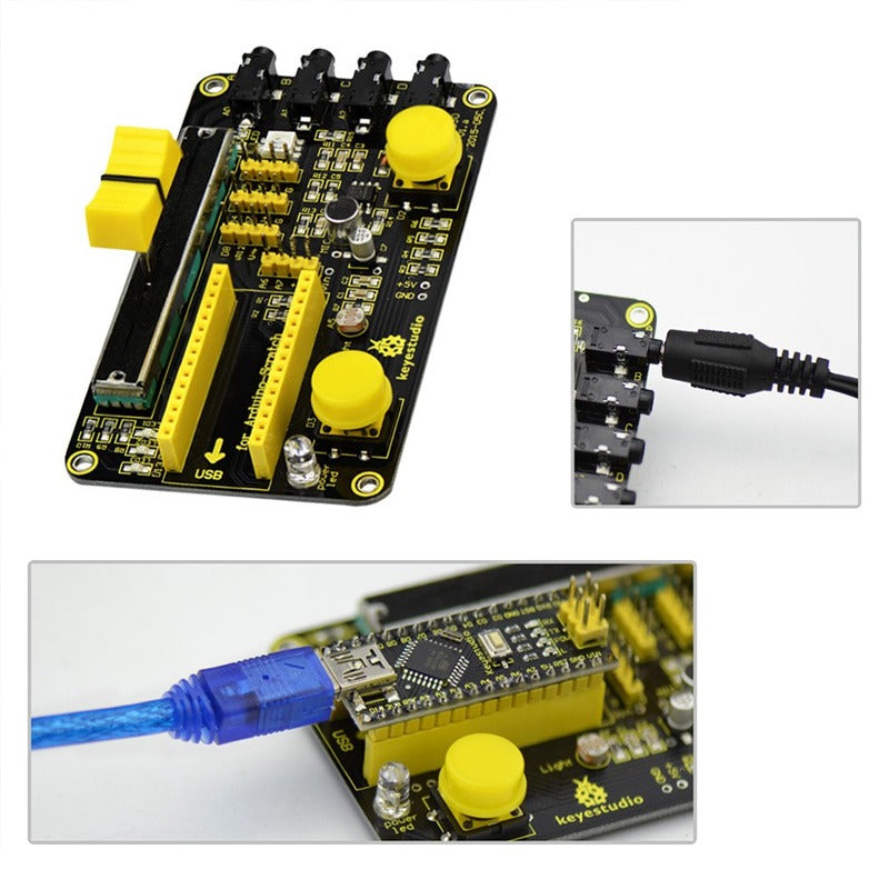 Load image into Gallery viewer, Shield Robotale Scratch for Arduino Nano Keyestudio