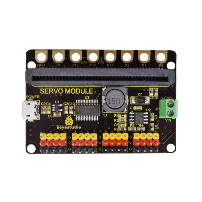 Carregar imagem para visualizador de galeria, Shield Servo Motor 16 canais para Micro:bit Keyestudio
