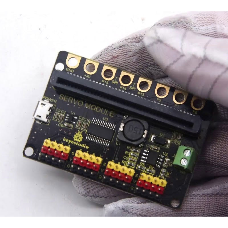 Load image into Gallery viewer, 16 Channel Servo Motor Shield for Micro:bit Keyestudio