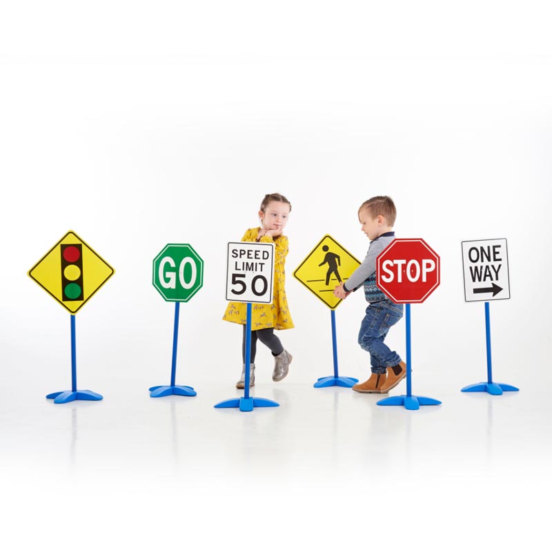 Load image into Gallery viewer, Set of 6 traffic signs