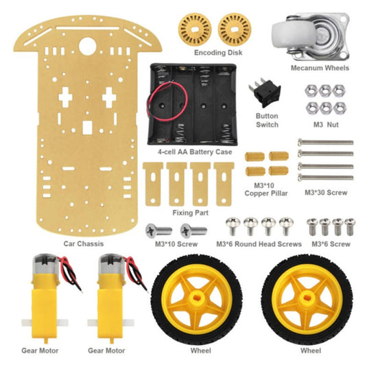 Kit Carro Robô Educativo Arduino 2+1