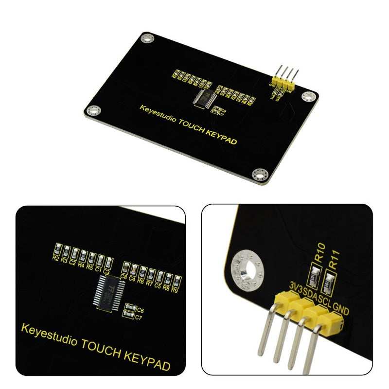 Carregar imagem para visualizador de galeria, Teclado touch de 16 teclas Arduino Keyestudio