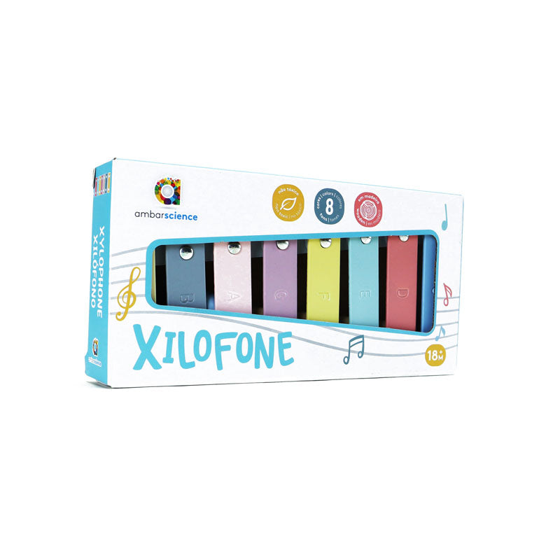 Carregar imagem para visualizador de galeria, Xilofone colorido p/ primeiras experiências musicais