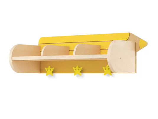 3-seater hanger shelf