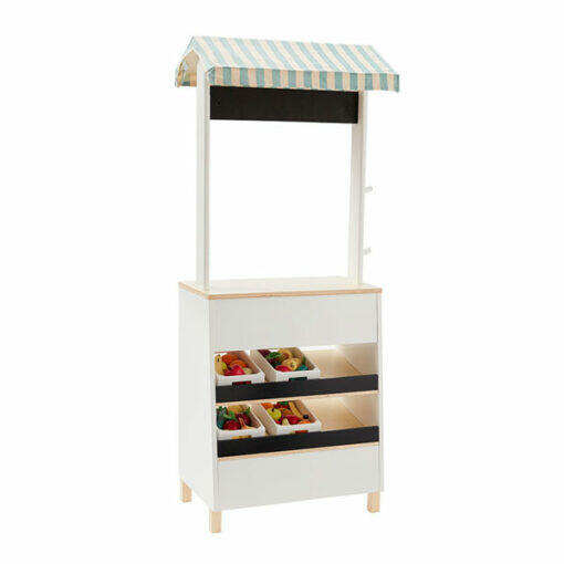 Posto de mercado em madeira