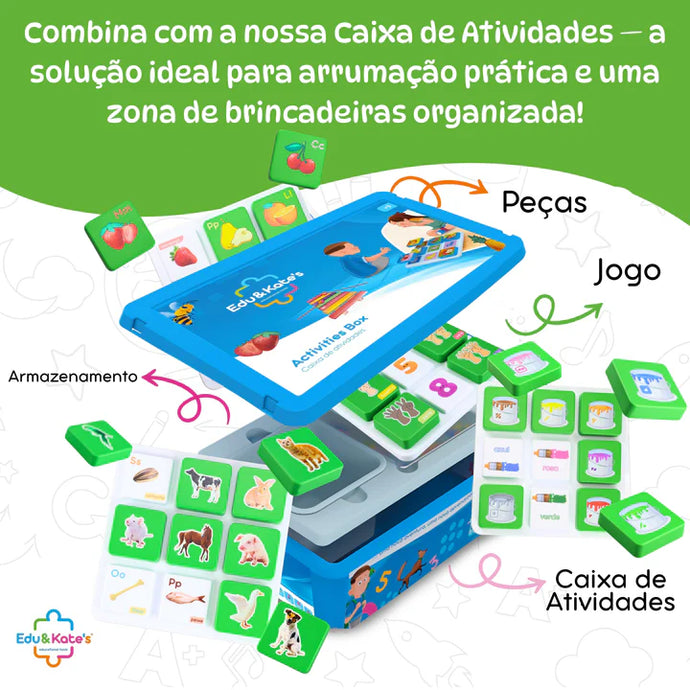 Caixa de atividades para jogos Super Combo