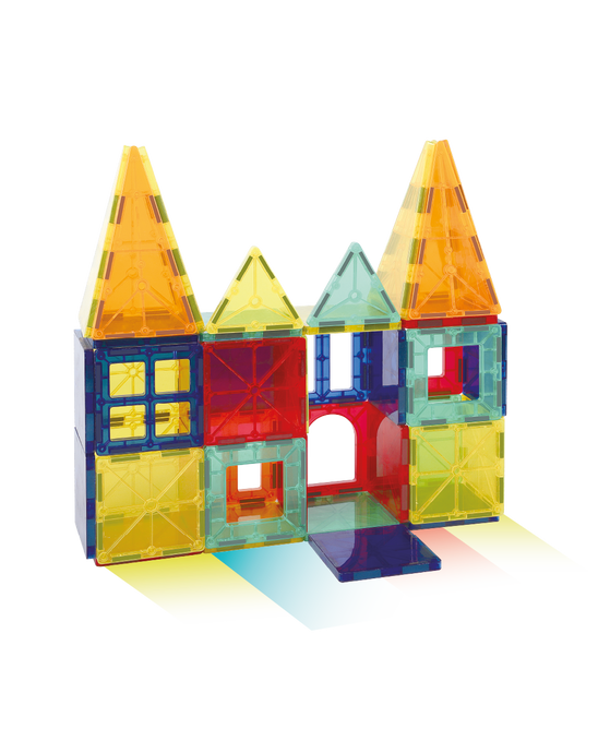 Azulejos Magnéticos 3D Coloridos – Jogo de Construção