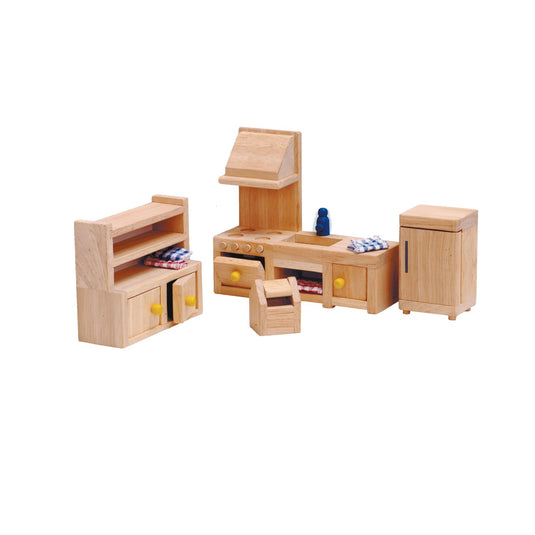 Casa de Bonecas – Cozinha - Conjunto de 6 peças