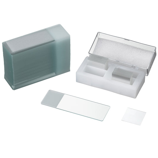 Conjunto de 50 lâminas e 100 lamelas