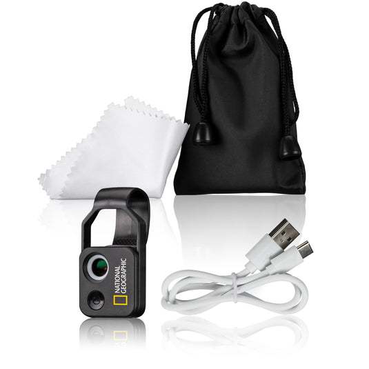 NATIONAL GEOGRAPHIC Microscópio 200x para smartphone com CPL