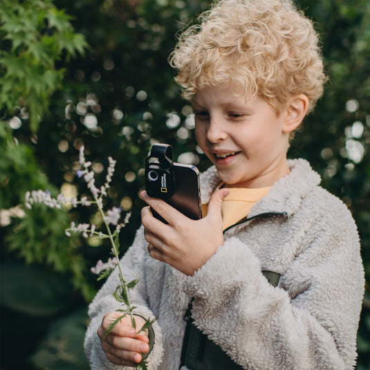 NATIONAL GEOGRAPHIC Microscópio 200x para smartphone com CPL