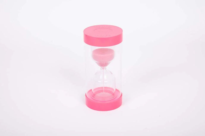 Pink hourglass 2 minutes