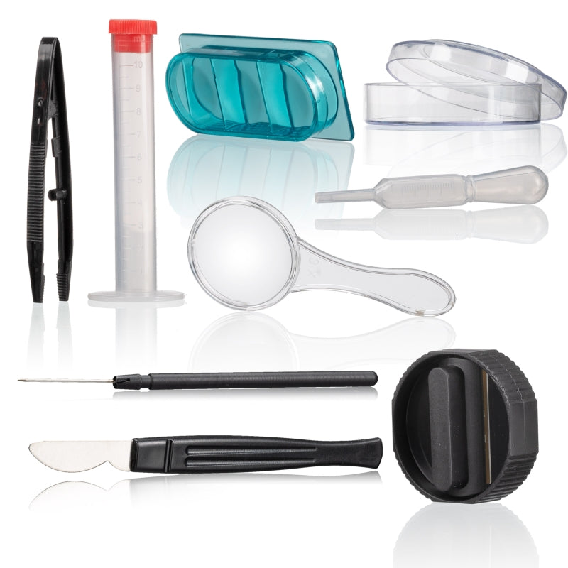 Carregar imagem para visualizador de galeria, Microscópio Junior 40x–640x com conjunto de acessórios inteligentes
