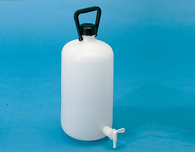 Plastic tank with tap