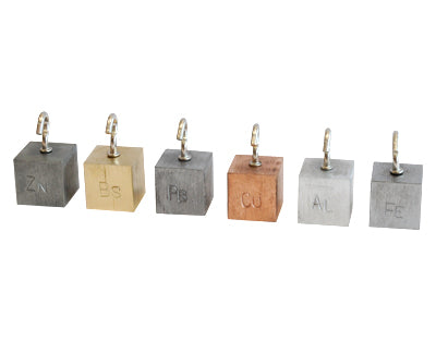 Set de 6 cubos con gancho