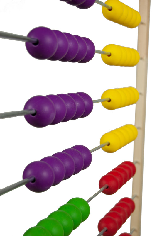 Ábaco Grande de Pé em Madeira