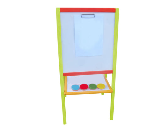 Quadro Infantil Dupla Face com Acessórios – Madeira Colorida