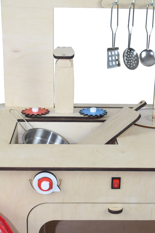 Cozinha de Madeira Faz de Conta