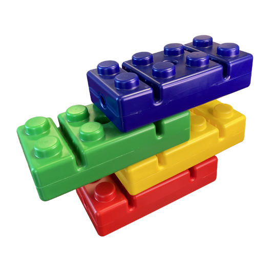Conjunto de Blocos de Construção Gigantes Coloridos