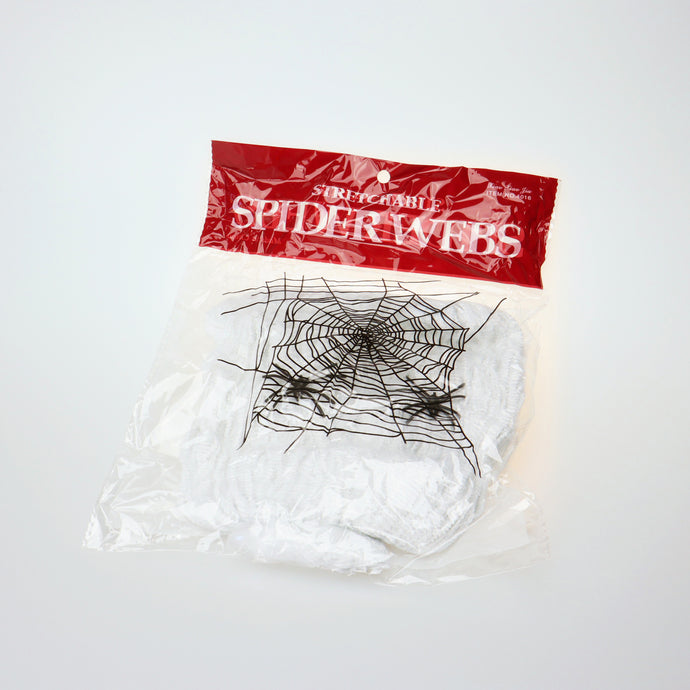 Webs 40g + 2 Halloween Spiders