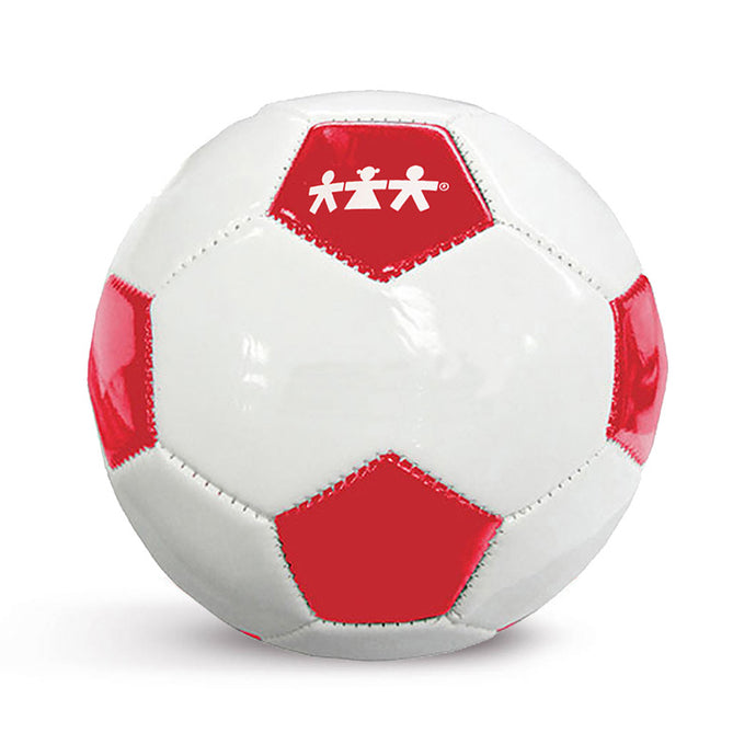 Leather soccer ball