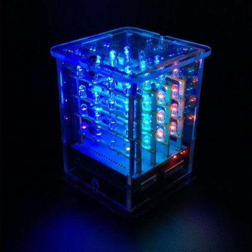 Cubo de LEDs RGB 4x4x4 para Arduino