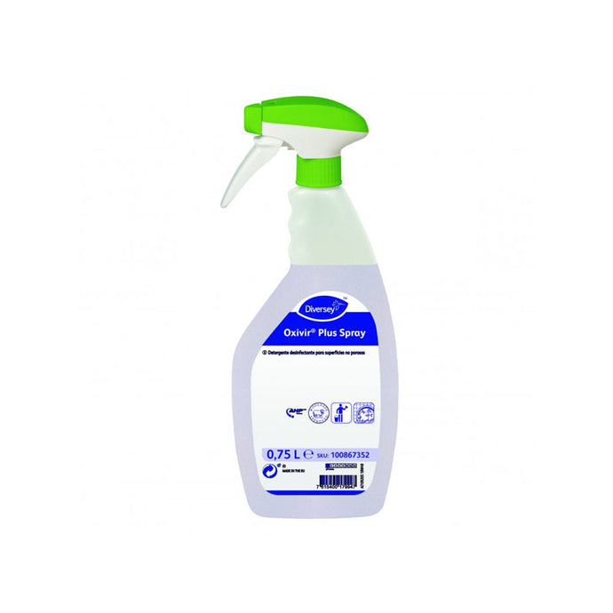 Desinfetante Superfícies - DI Oxivir Plus Spray - 0, 75L