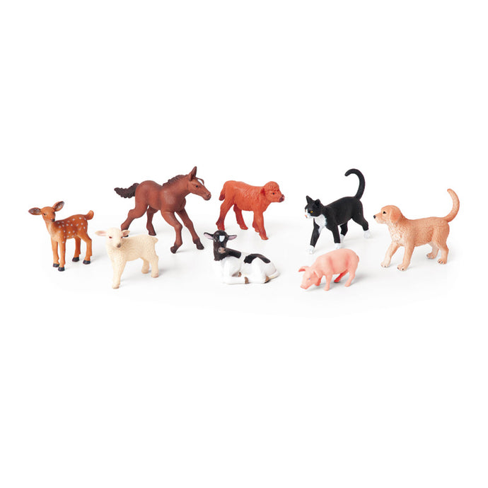 Set of 8 baby animals