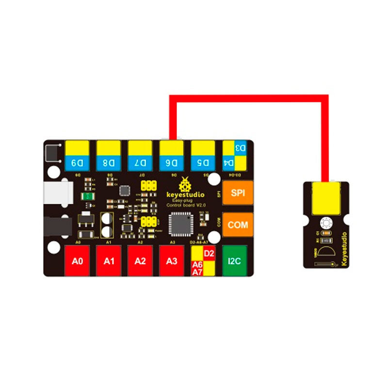 Carregar imagem para visualizador de galeria, Módulo sensor de temperatura DS18B20 (Ligação Easy) para Arduino Keyestudio
