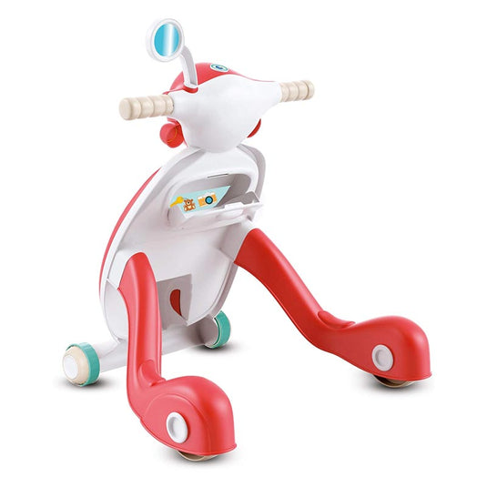 Esta Baby Scooter primeiros passos é o veículo ideal para qualquer bebé. Produzida em material 100% reciclado, foi desenvolvida para ajudar os bebés a divertir-se enquanto dá os seus primeiros passos.