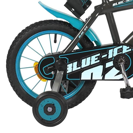Bicicleta de hielo azul