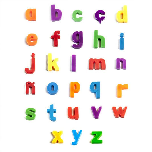 Set of 154 magnetic lowercase letters