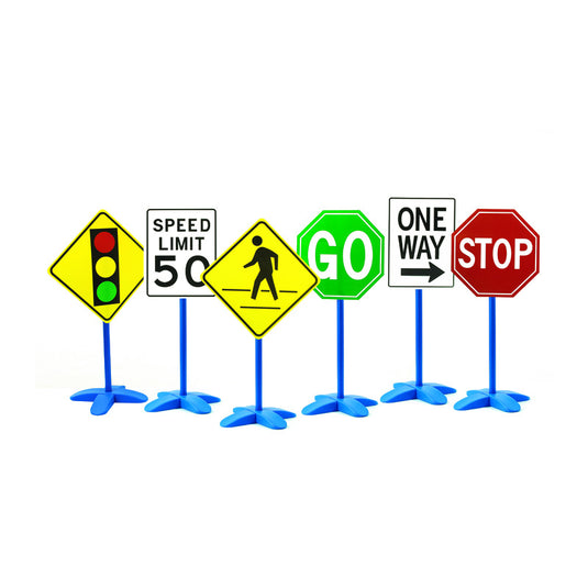 Conjunto de 6 señales de tráfico