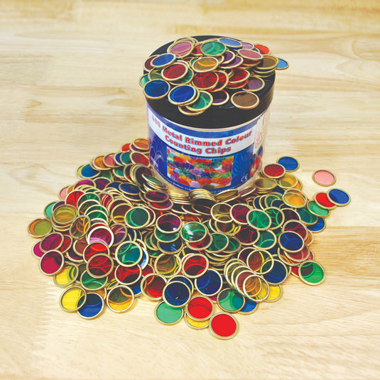 Fichas circulares magnéticas coloridas com 20mm Ø