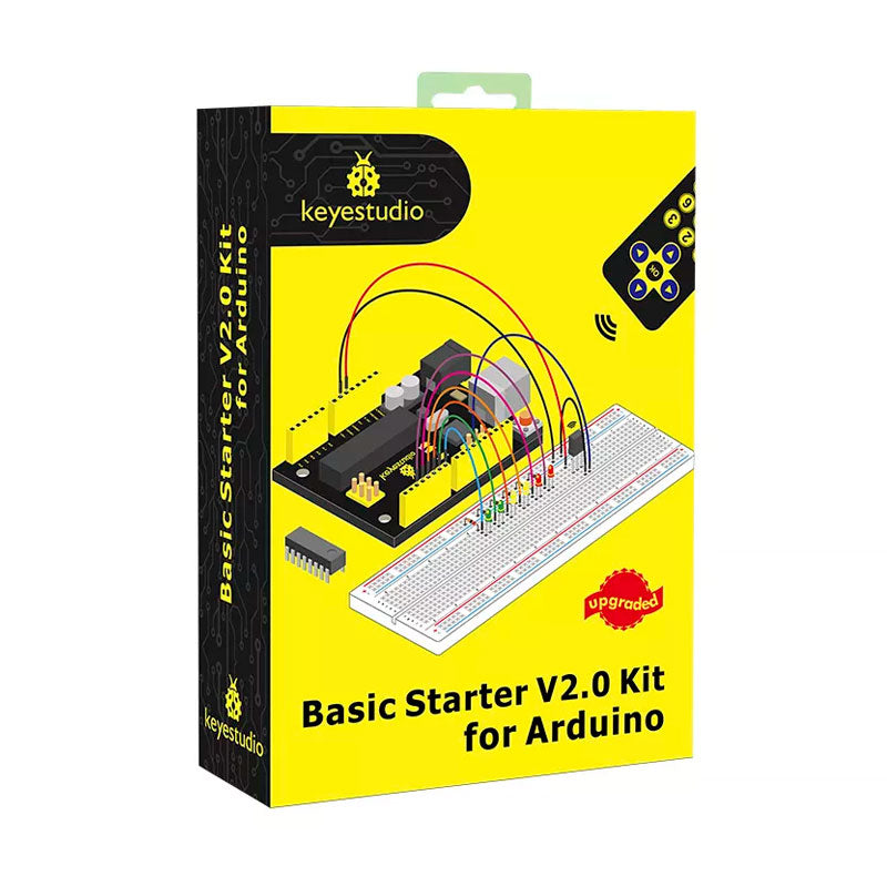 Carregar imagem para visualizador de galeria, Kit Basic Starter V2 Arduino Keyestudio (sem placa)
