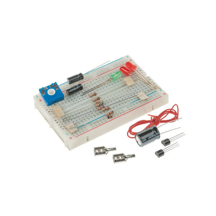 Kit completo de componentes eletrónicos com Breadboard