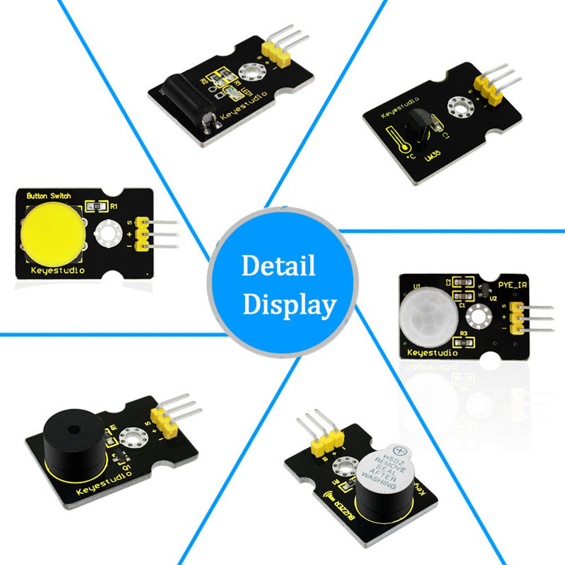 Carregar imagem para visualizador de galeria, Kit de programação gráfica ARDUBLOCK Keyestudio
